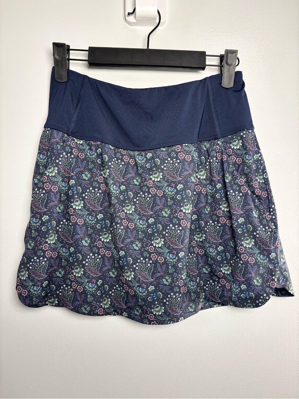 Puma Navy Floral Skater Skirt